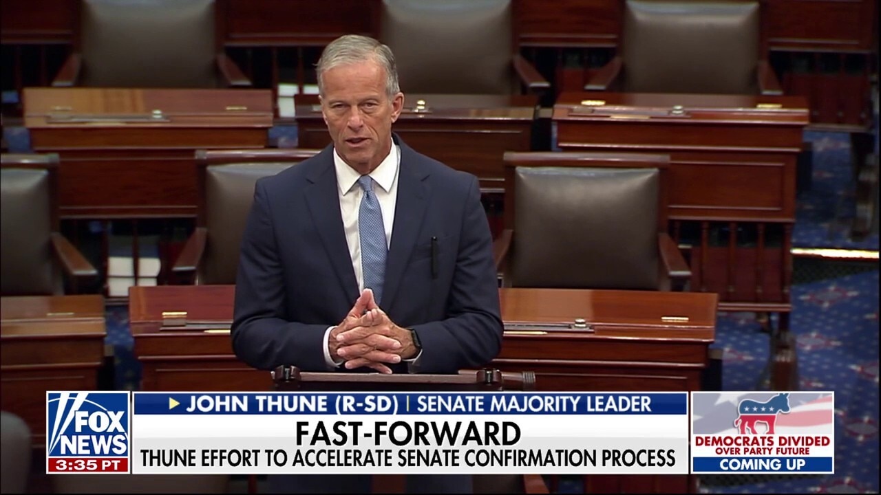 Senate majority leader accuses Dems of throwing 'temper tantrum' in stalling confirmation of nominees