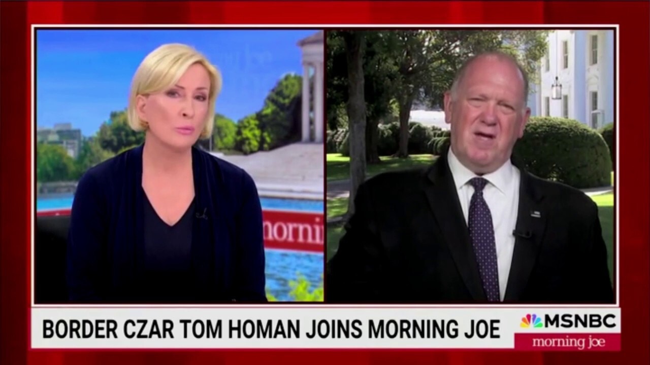 Border czar Tom Homan pushes back on MSNBC host arguing ICE has 'disappeared' people