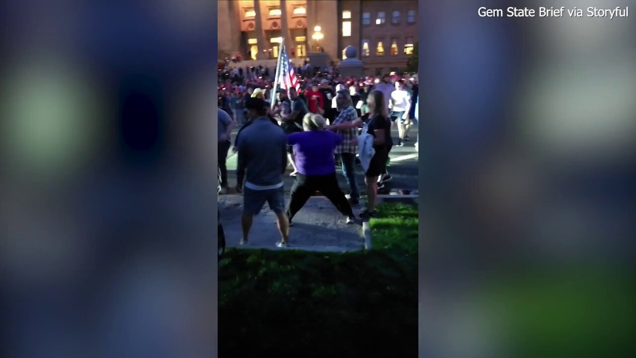 Massive brawl erupts at Idaho vigil after man yells 'F--- Charlie Kirk'