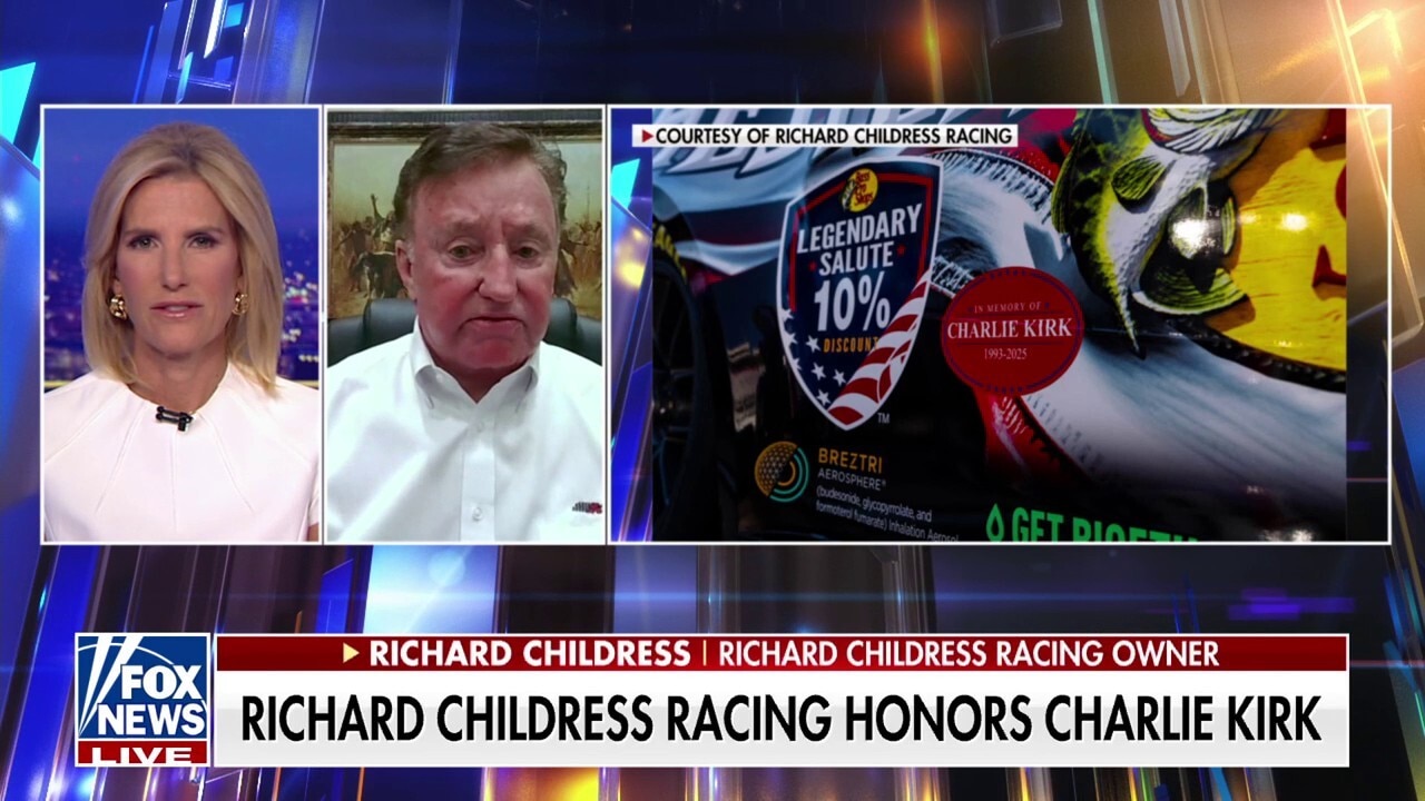 'Great American patriot': Former NASCAR driver pays tribute to Charlie Kirk