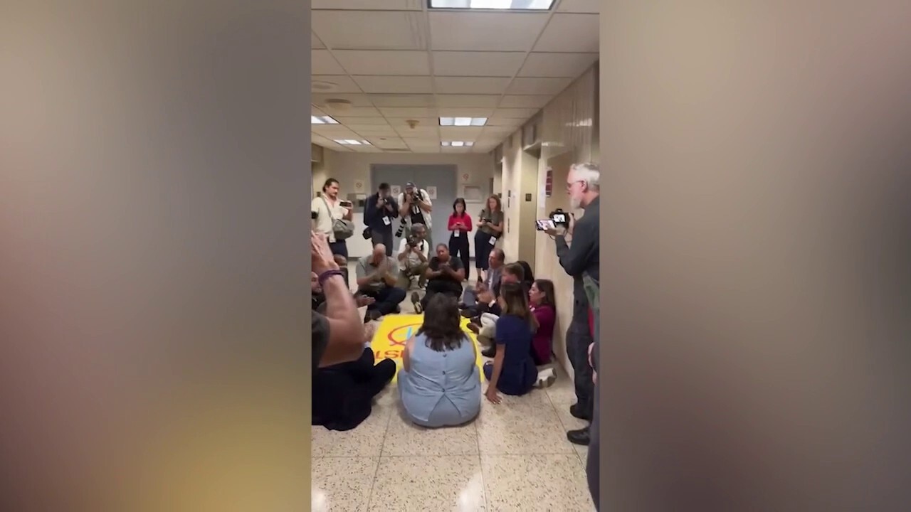 NYC Comptroller Brad Lander stages protest at ICE offices