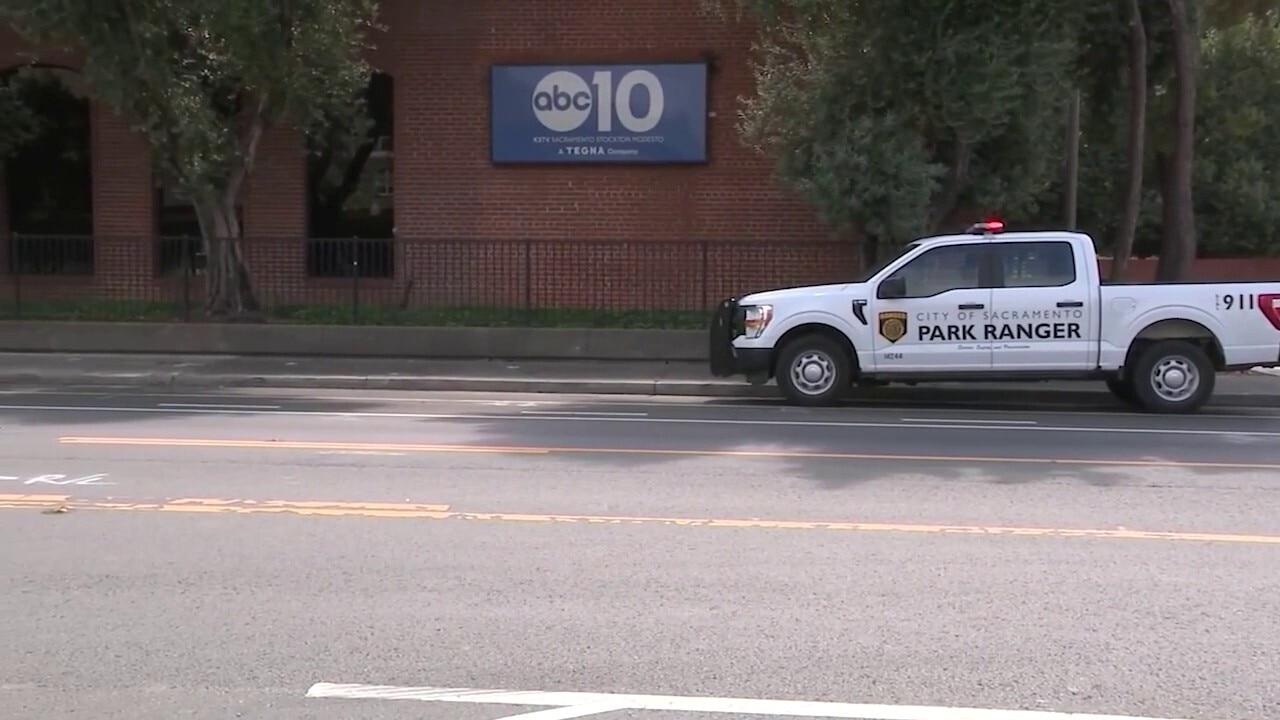 Bullet holes seen in California TV station window after alleged shooting