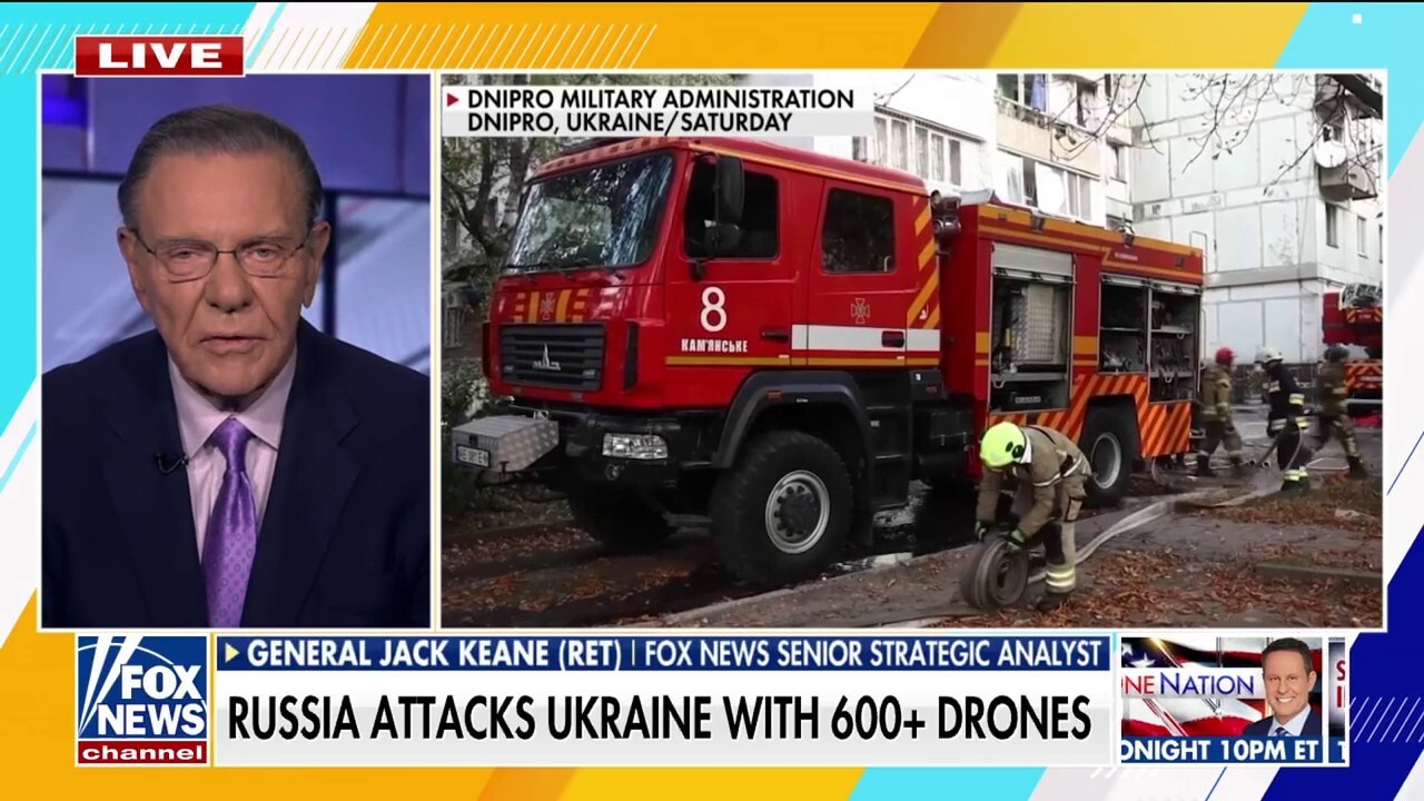 Russia targets Ukraine with more than 600 drones ahead of Trump-Zelenskyy meeting