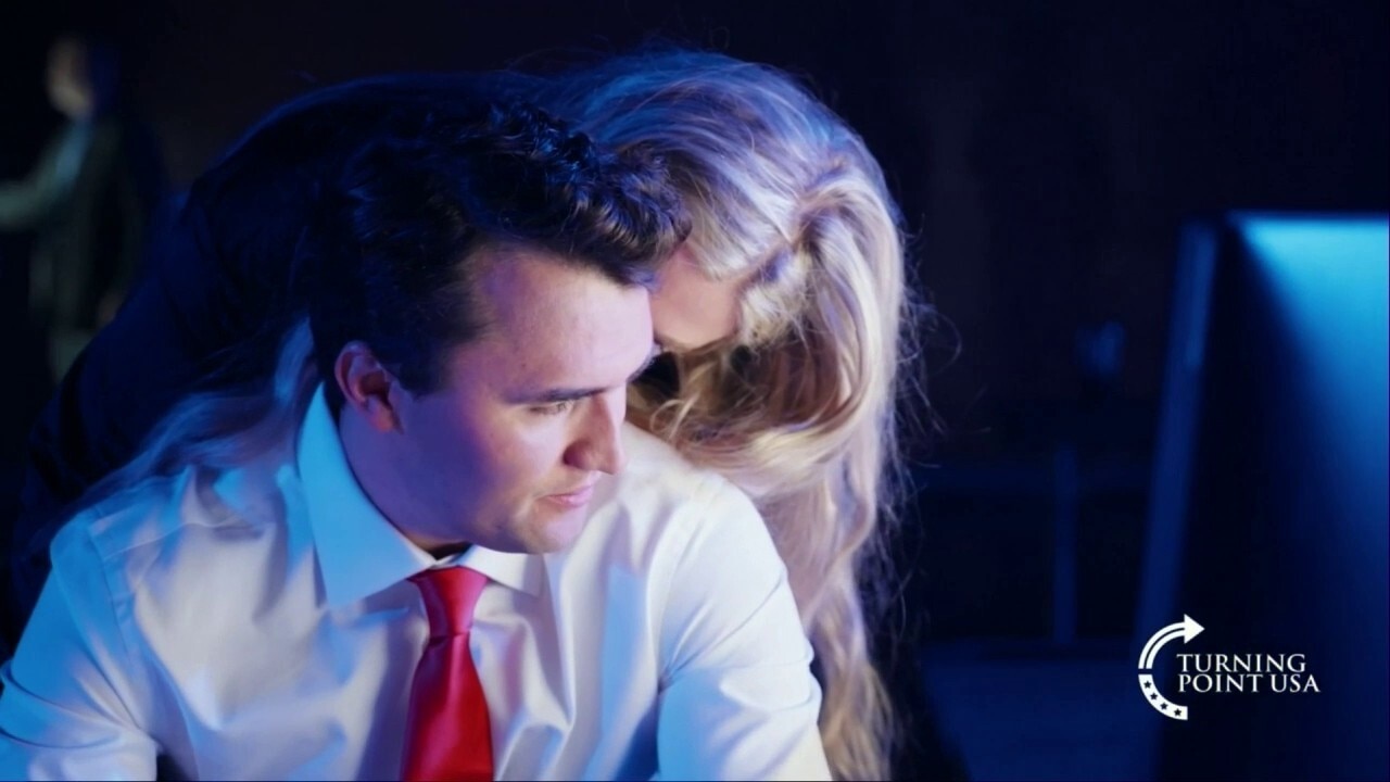 Tribute video for Charlie Kirk played to thousands at memorial