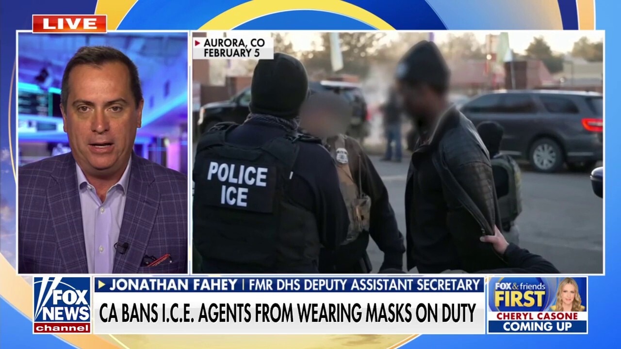 Newsom called out for 'clearly unconstitutional' law banning ICE agents from wearing masks