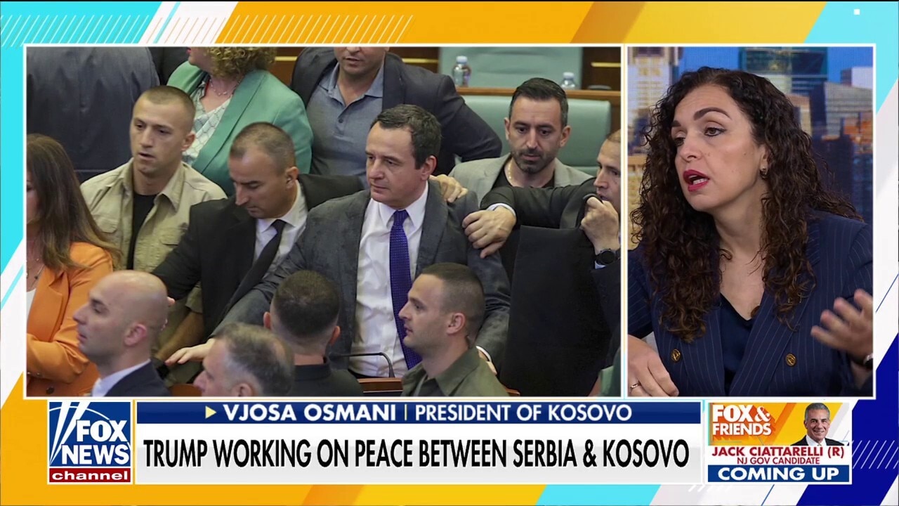 President of Kosovo touts Trump's 'peace through strength' positioning ahead of UN address