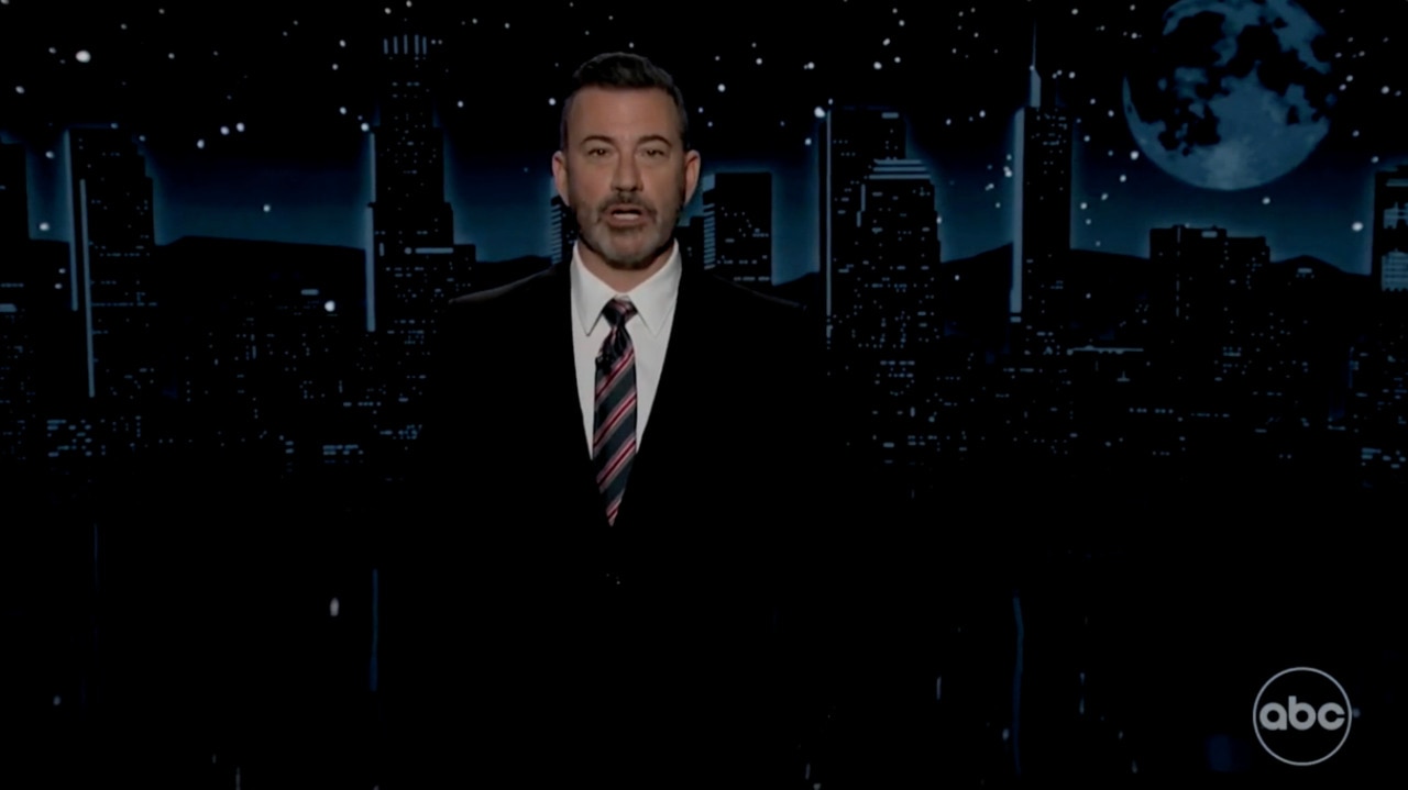 Jimmy Kimmel chokes up as he explains comments about alleged Charlie Kirk assassin