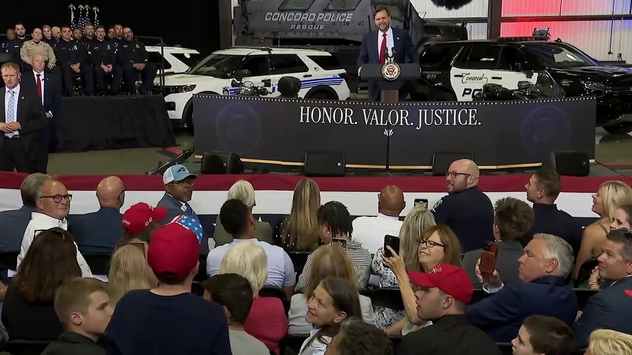 Vance shares lighthearted photo op with young supporter in North Carolina: 'I skipped school'