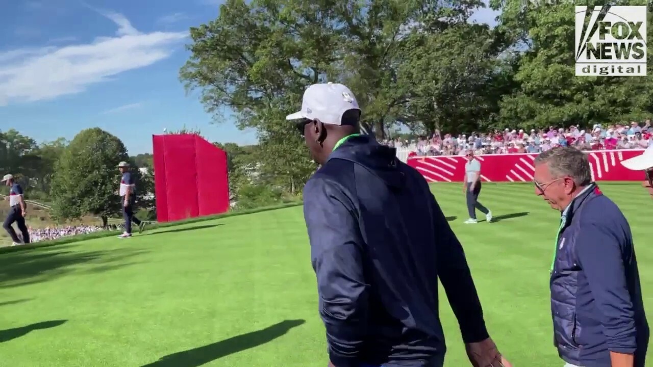 Michael Jordan spotted at 2025 Ryder Cup