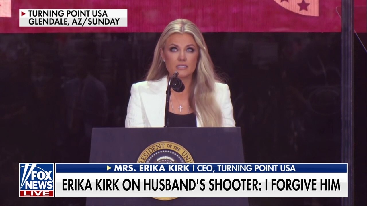 Erika Kirk forgives Charlie Kirk's assassin