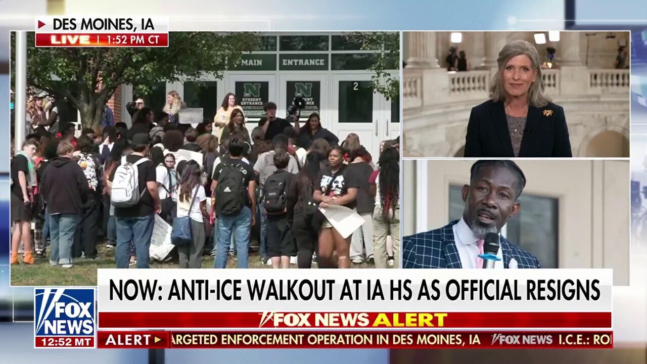 Watch Students walk out after ICE arrests Des Moines school ...