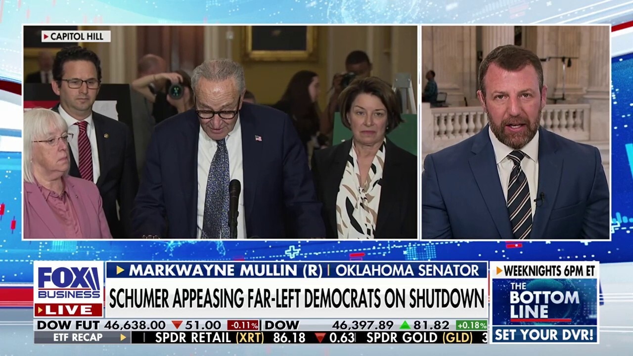 Another ‘Schumer Shutdown’ is ‘holding American people hostage’: Sen. Markwayne Mullin