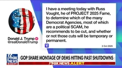 Trump teases upcoming meeting to slash 'Democrat Agencies': Most are a 'political SCAM'