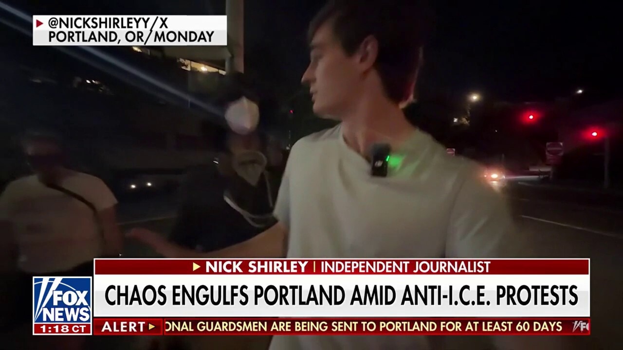 Journalist recalls being threatened in 'lawless' Portland: 'Do you want to be Kirk Jr?'