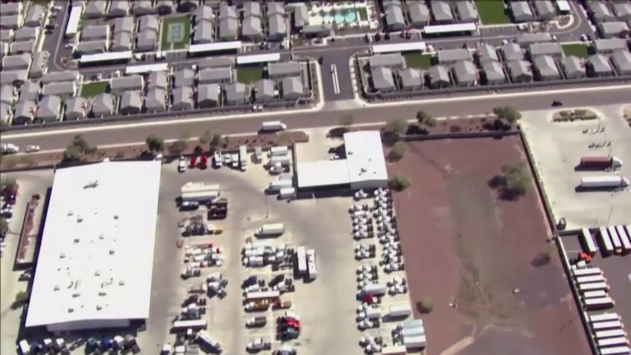 Two Amazon delivery drones crash into construction crane