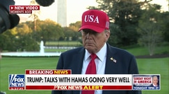 President Trump: 'We had some very good meetings' about Hamas hostage release deal