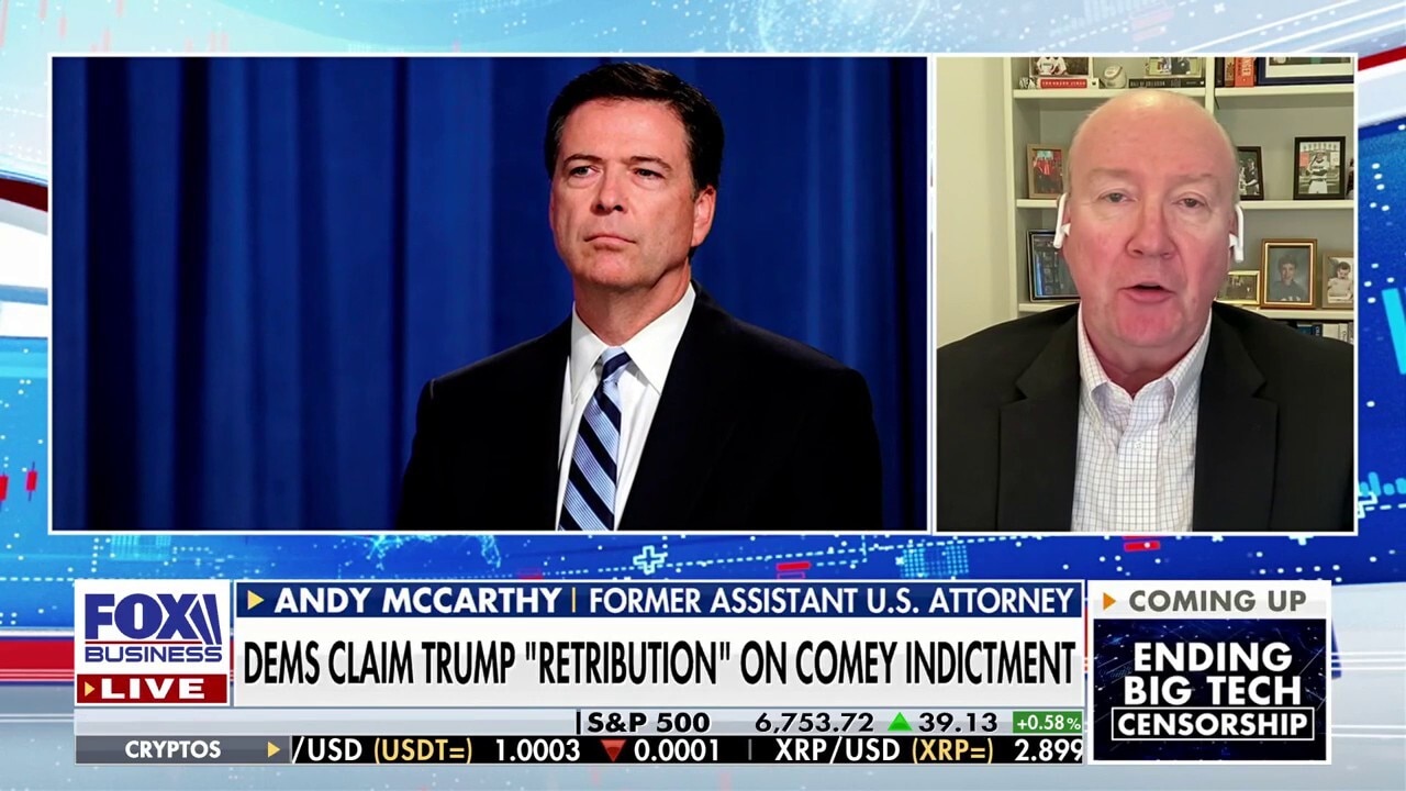 Andy McCarthy says there are problems with how Comey indictment was ‘articulated’