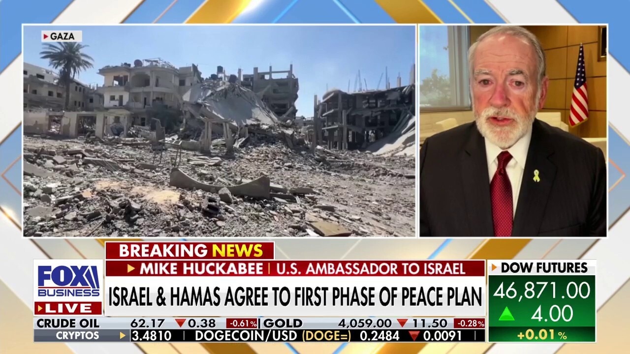 Israel-Hamas deal an ‘incredible triumph’: Huckabee praises Trump for ending ‘two years of hell’