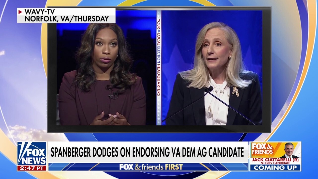 Spanberger dodges questions on embattled AG candidate in VA gubernatorial debate