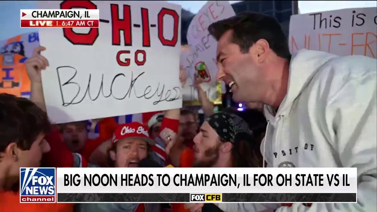 Illinois, Ohio State fans gear up for Big Noon Kickoff