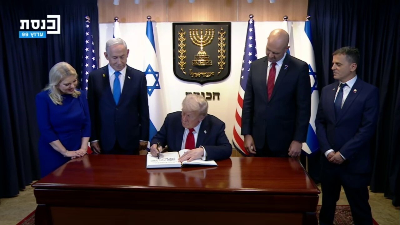 President Trump writes message to Israelis