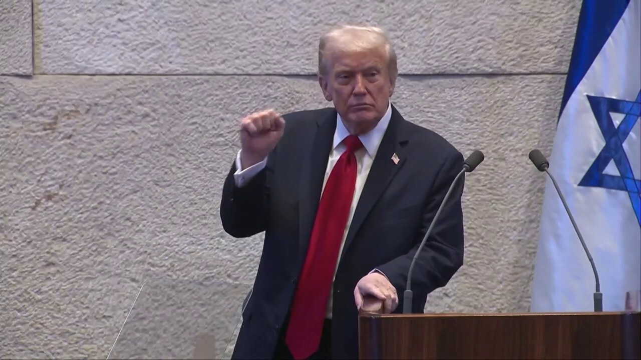 Trump delivers remarks to Israeli Knesset amid historic Hamas peace deal