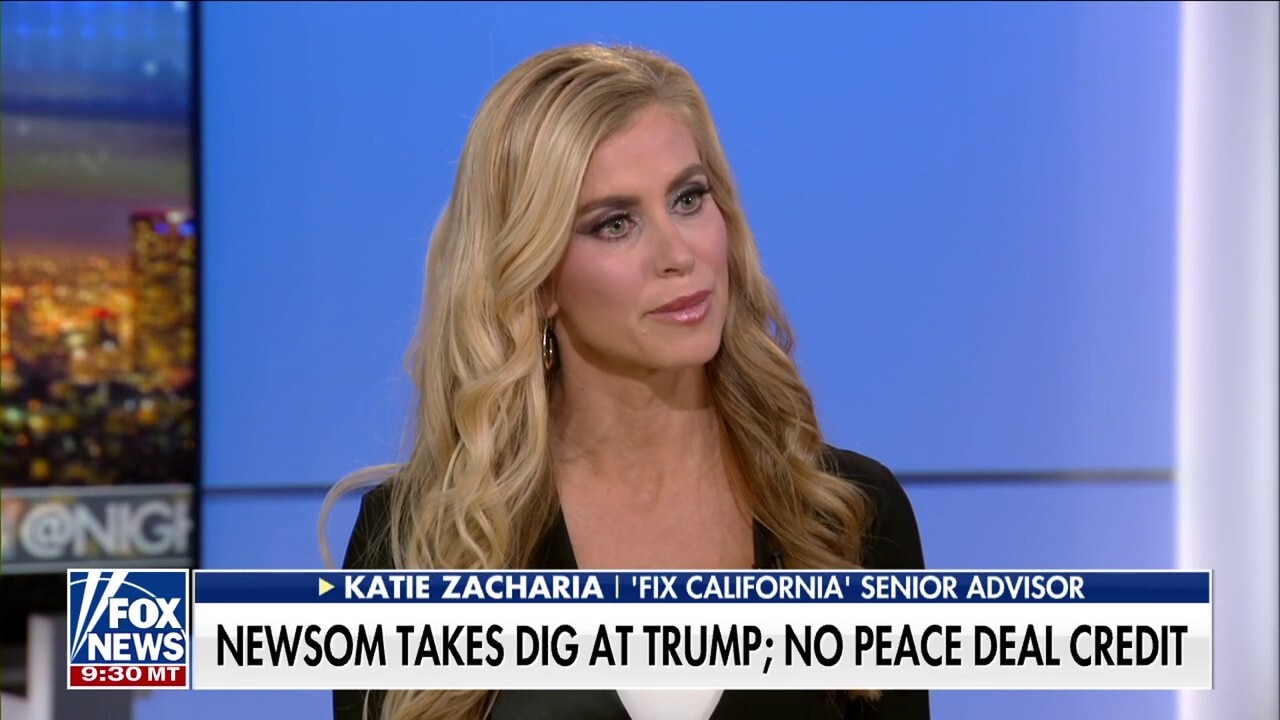 Katie Zacharia: Gavin Newsom is ‘not serious about politics or peace’