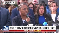 Democratic lawmakers celebrate order to remove fence at Illinois ICE facility