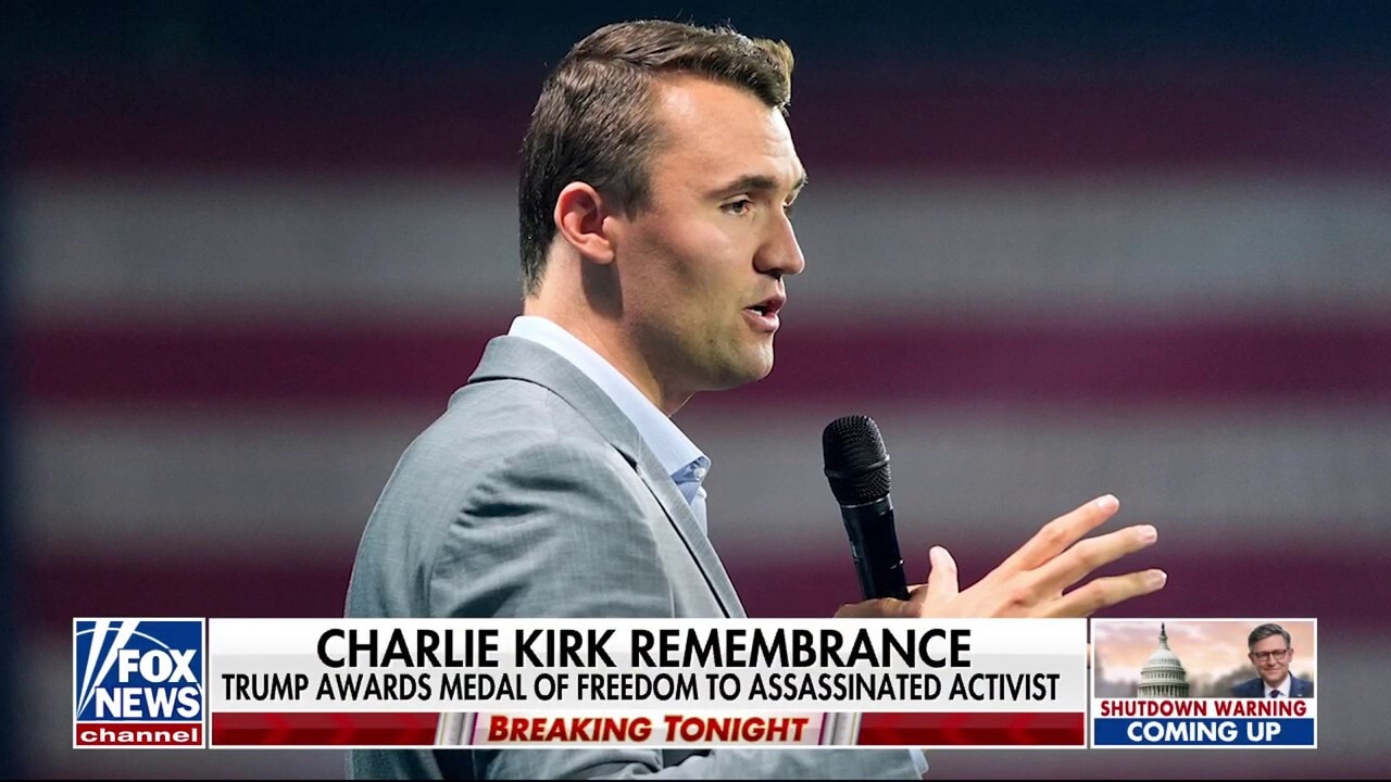 Trump posthumously honors Charlie Kirk with Presidential Medal of Freedom on his birthday