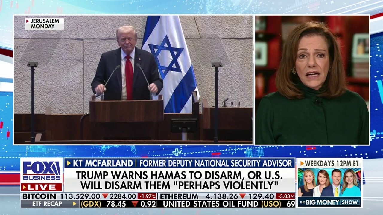 KT McFarland: Middle East peace can transform world economy