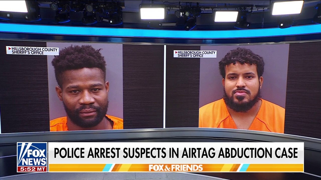 Florida police arrest two suspects in AirTag abduction case