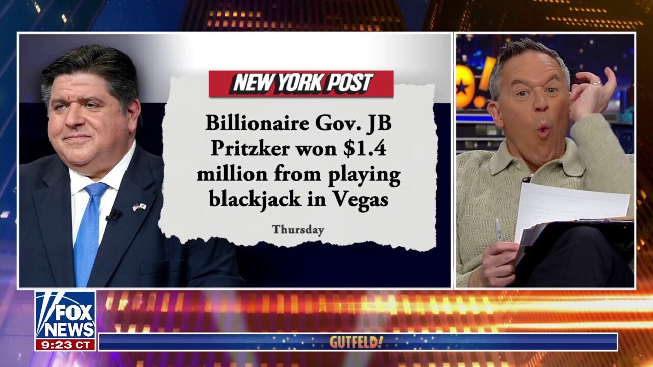 Greg Gutfeld calls bluff on JB Pritzker’s Vegas story
