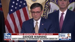 Speaker Johnson shares safety concerns as government shutdown drags on