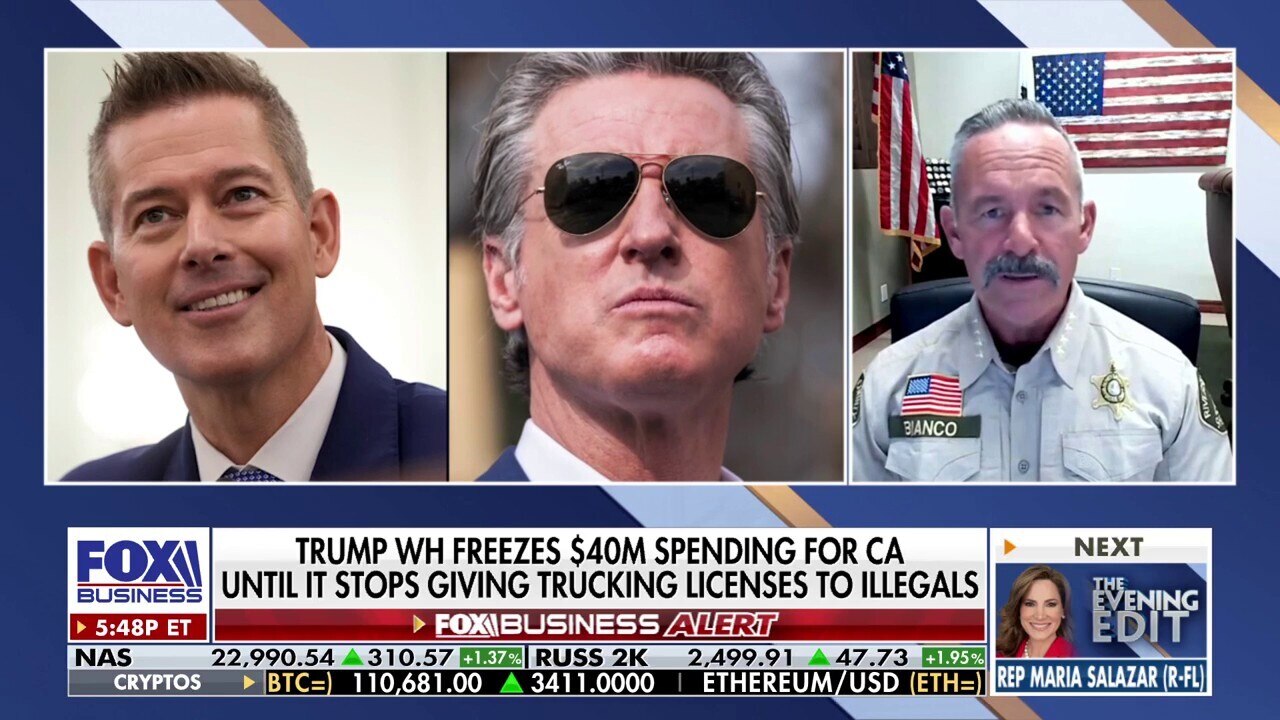 Sheriff slams California over refusal to comply with Trump admin trucking license demand