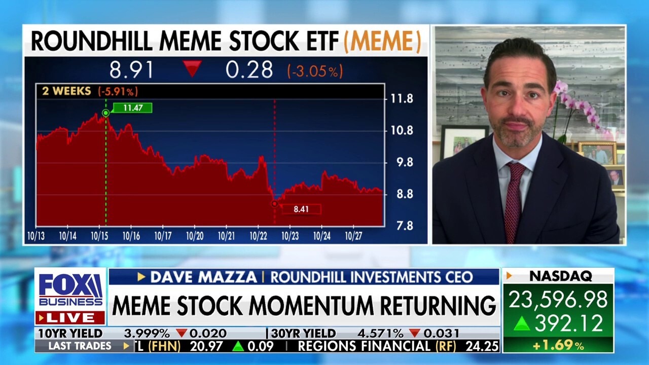 Meme stock ETF is meant to 'replicate' retail investor momentum: Roundhill Investments CEO