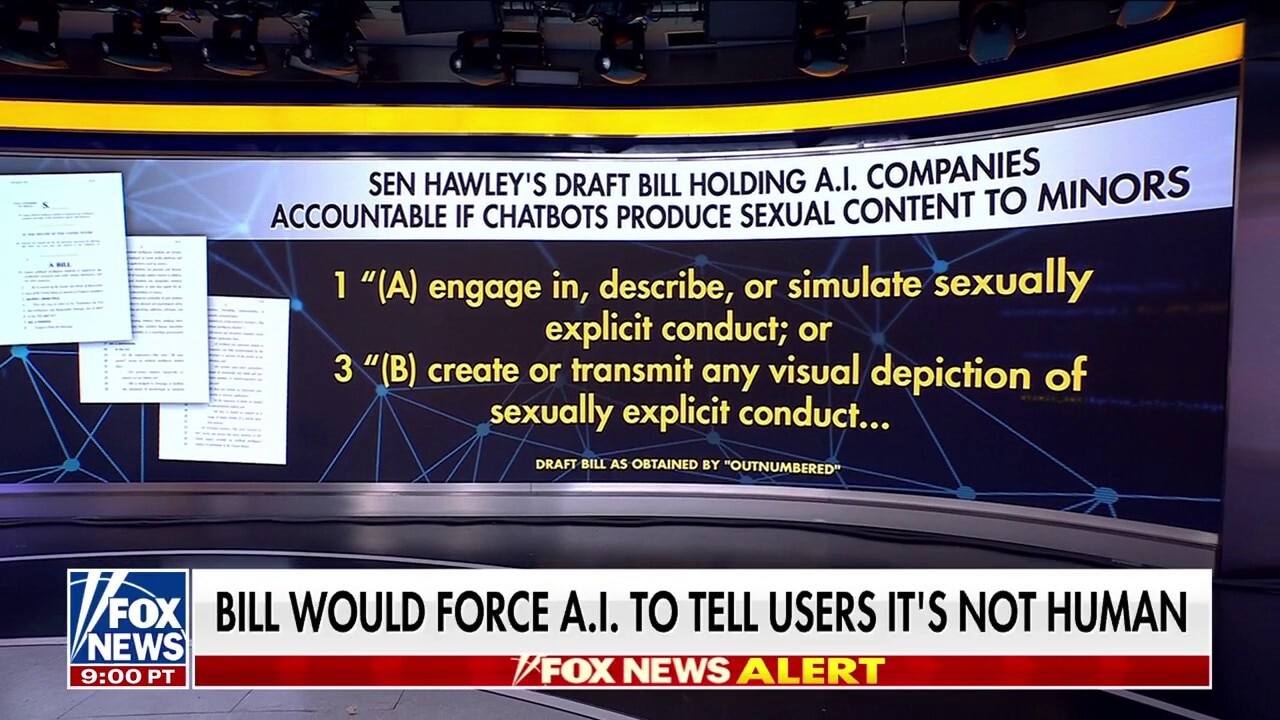 Lawmaker targets AI chatbots that provide sexually explicit content to minors