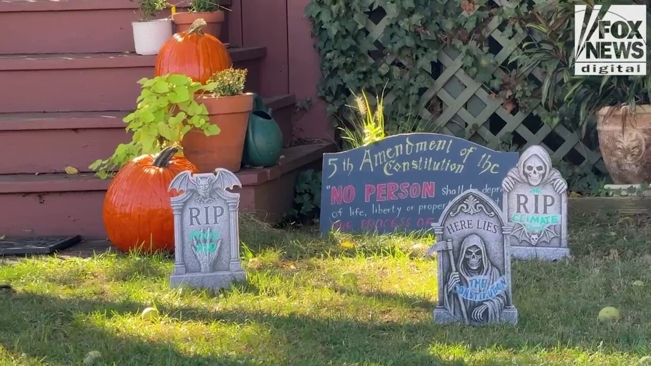 Top liberal judge knocked for politically charged Halloween display