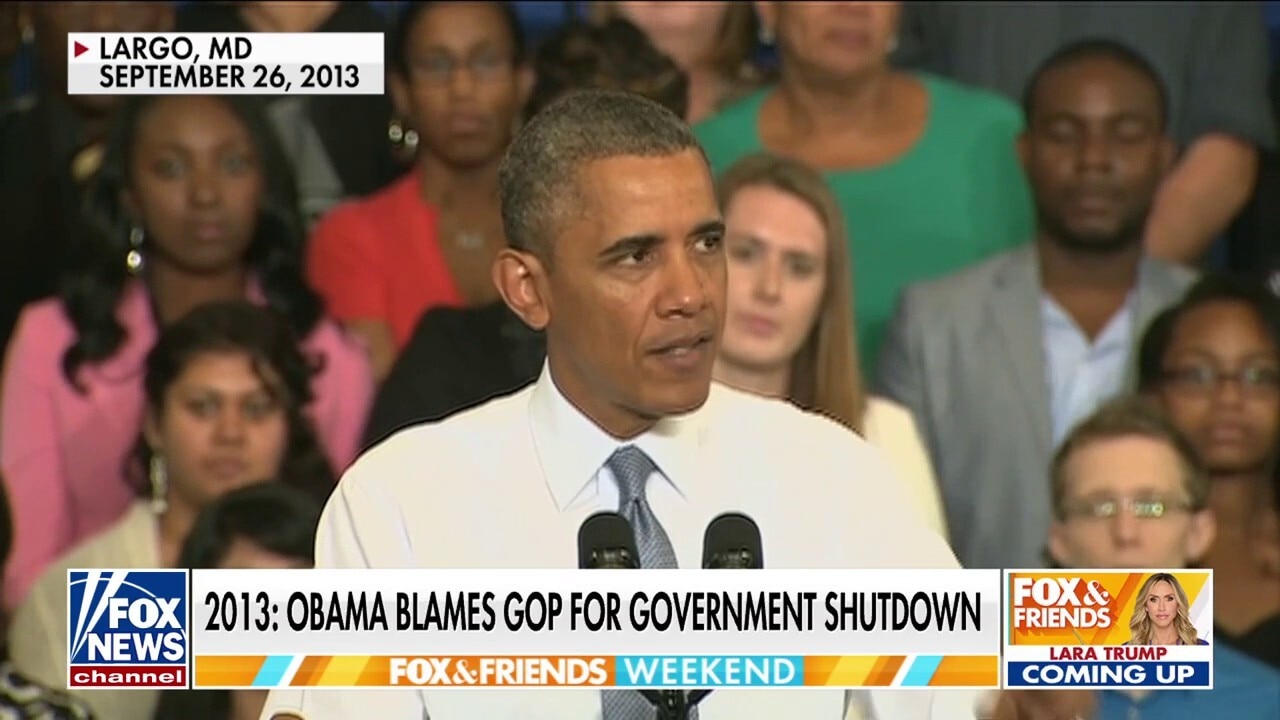 Obama once blasted government shutdowns as ‘total irresponsibility’