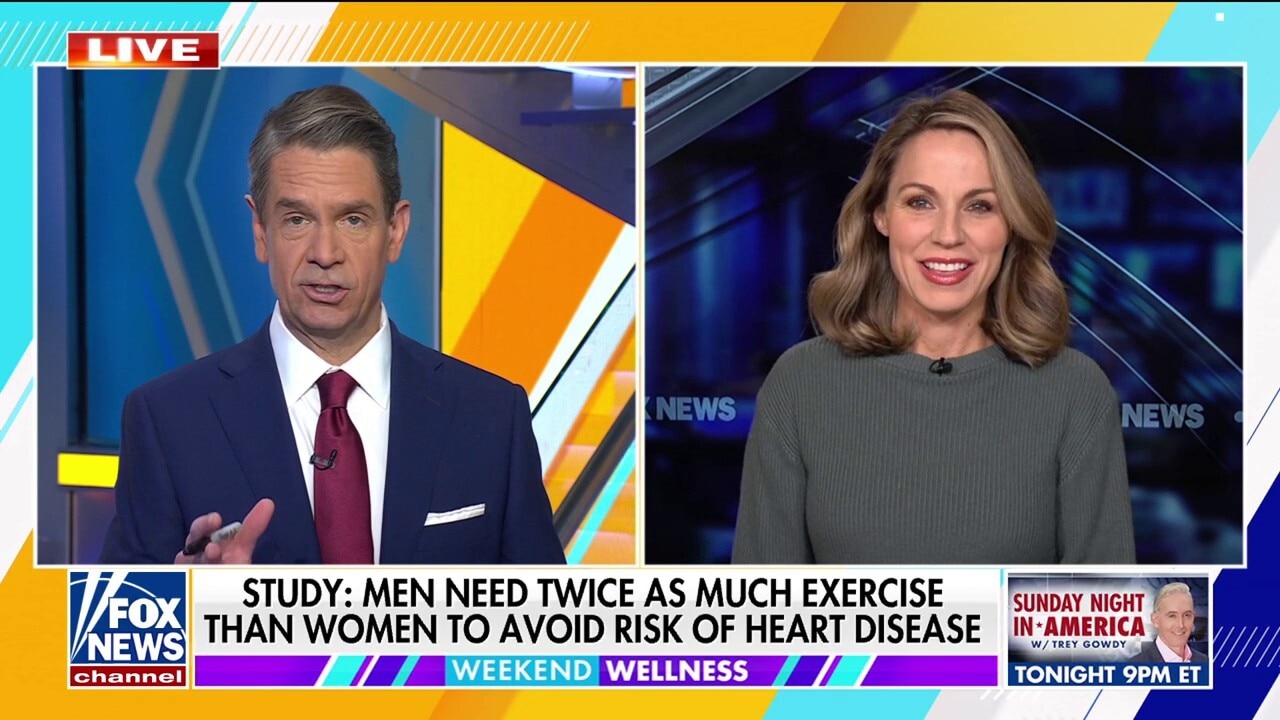 Study finds men need twice as much exercise as women to cut heart disease risk