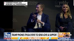 Trump calls into packed TPUSA event at Auburn University