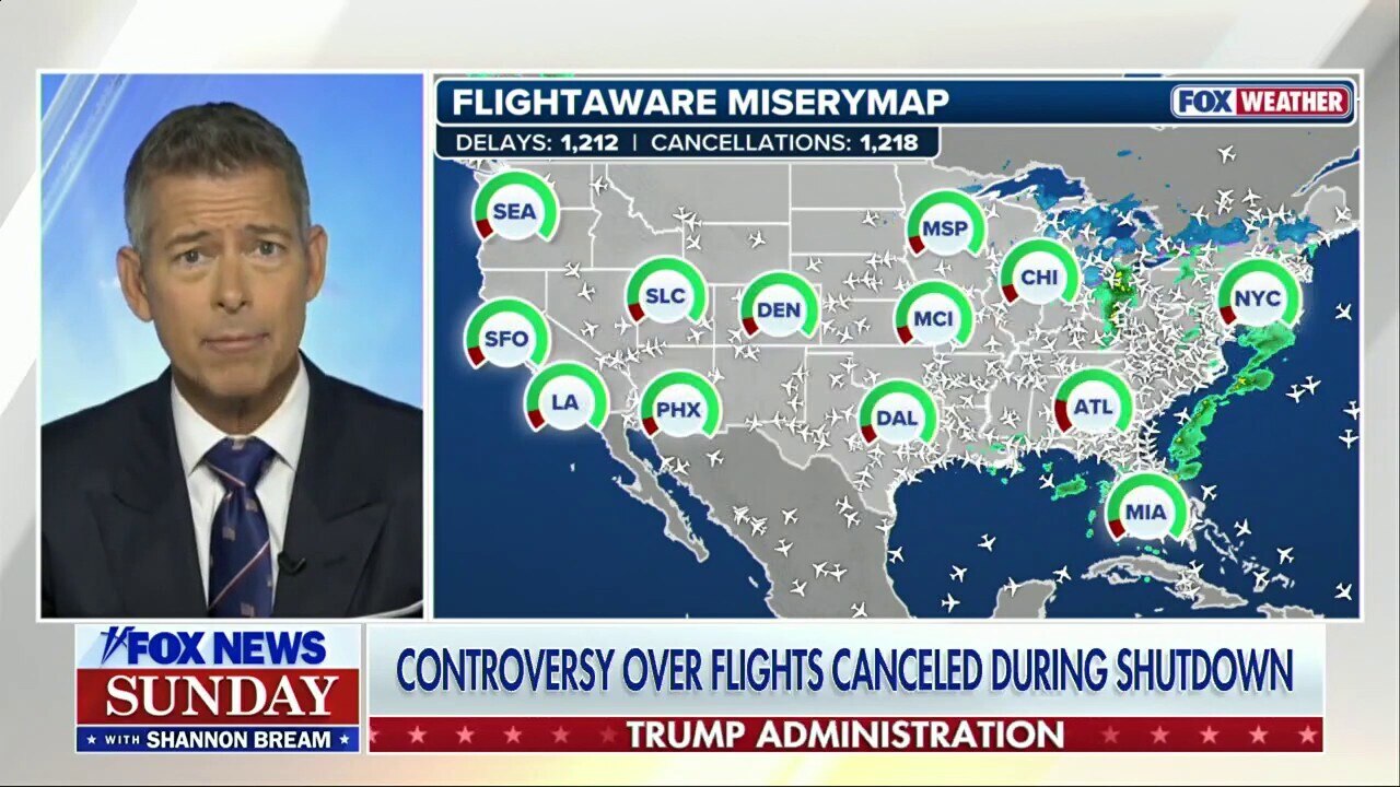 Sean Duffy warns of ‘massive disruptions’ as shutdown threatens air travel