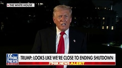 Trump: Looks like 'very close' to an end to the shutdown