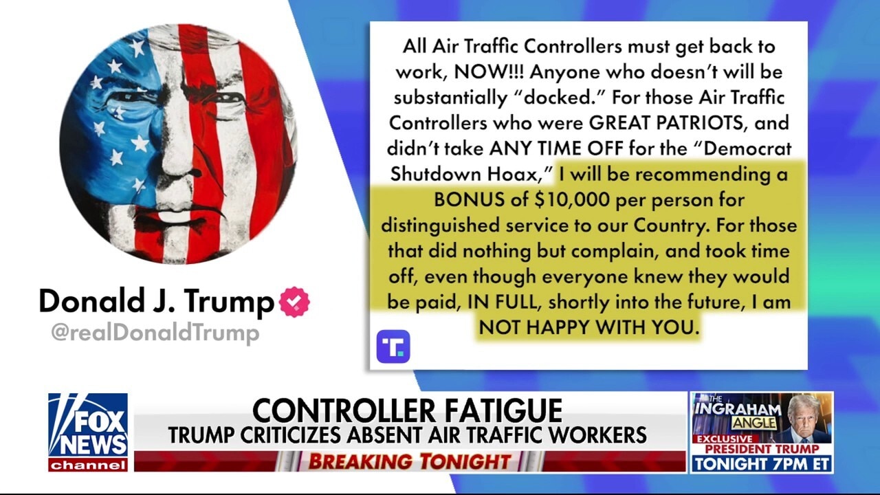 Trump 'furious' with long lines and flight delays