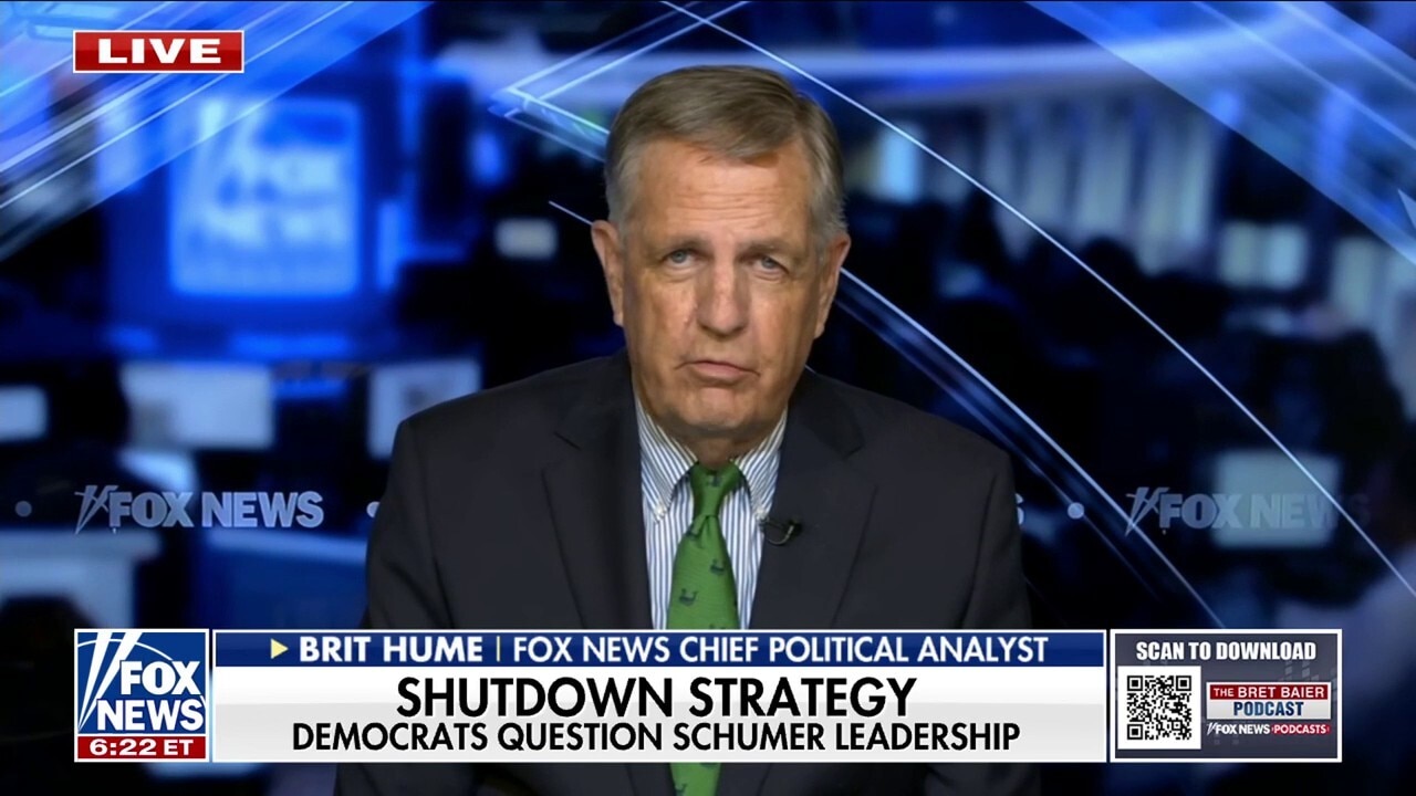 Don't think I'd buy 'long-term investments' in older Democratic congressional leaders going forward: Brit Hume