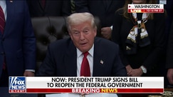 President Trump signs bill to end the government shutdown