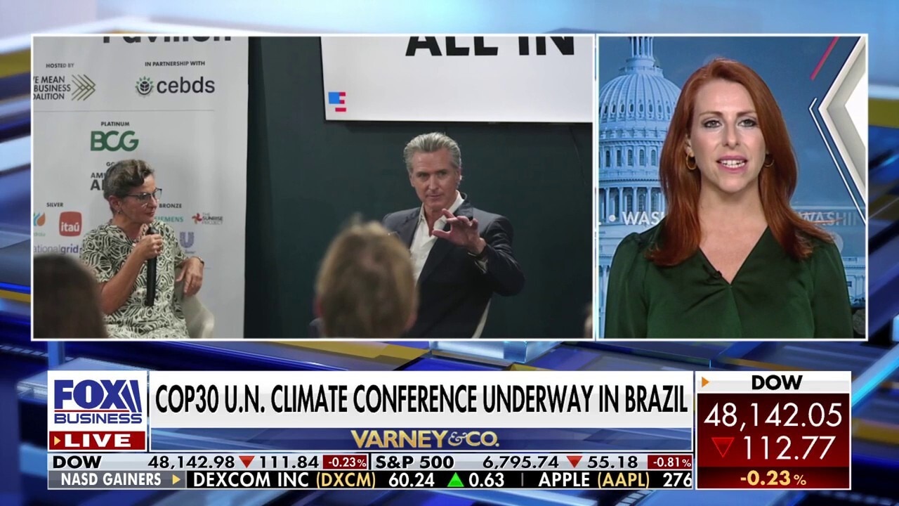 Gavin Newsom attends climate conference in Brazil as many flee California