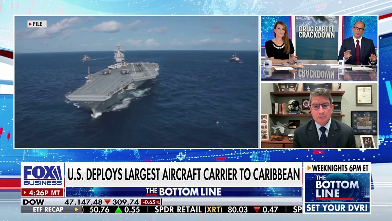 Deployment of US supercarrier is to 'influence and pressure,' former CENTCOM director says