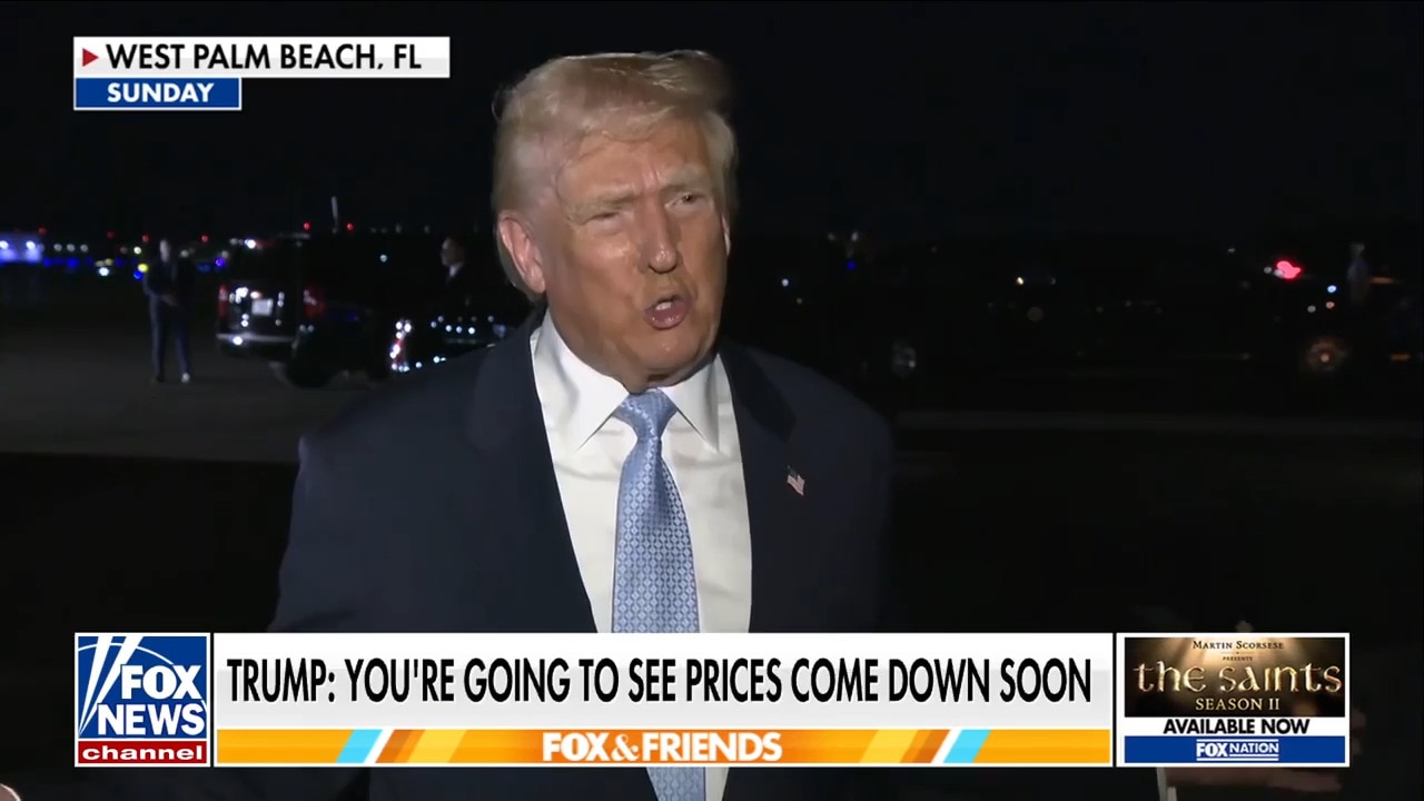 Trump vows prices will drop 'further' as Americans worry about affordability