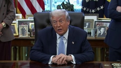 Trump says voice is hoarse after arguing with unspecified country over trade