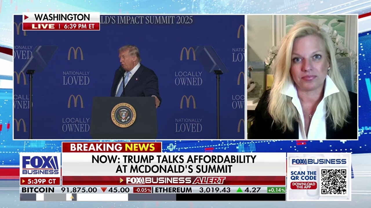 Trump addresses affordability at McDonald’s summit, ‘smart move, right message’